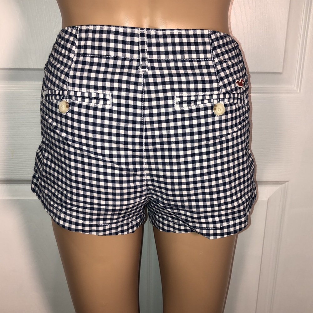 Hollister Blue/White Shorts 7/28 - Picture 4 of 7